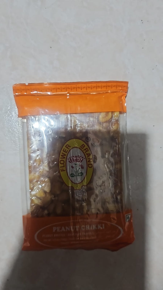 PEANUT CHIKKI FLOWER 100 GM