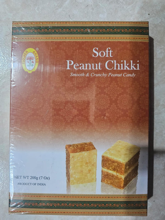 SOFT PEANUT CHIKKI  FLOWER 200 GM